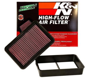 Mitsubishi Outlander Performance Air Intake - K&N Engineering - High-Flow Air Filter, Drop In - `07-`13